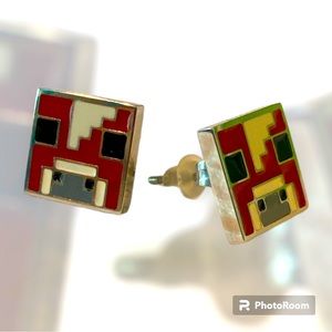 Minecraft earrings